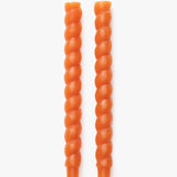 Orange Twisted Taper Candles (Set of 2)