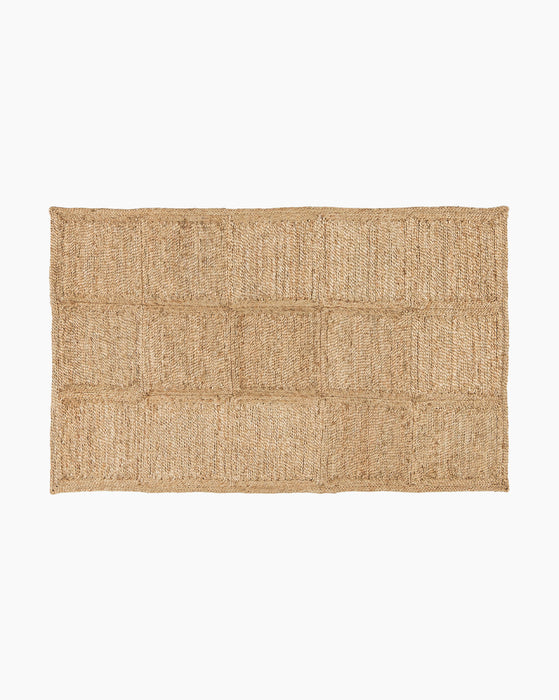 Pieced Handwoven Jute Rug McGee & Co.