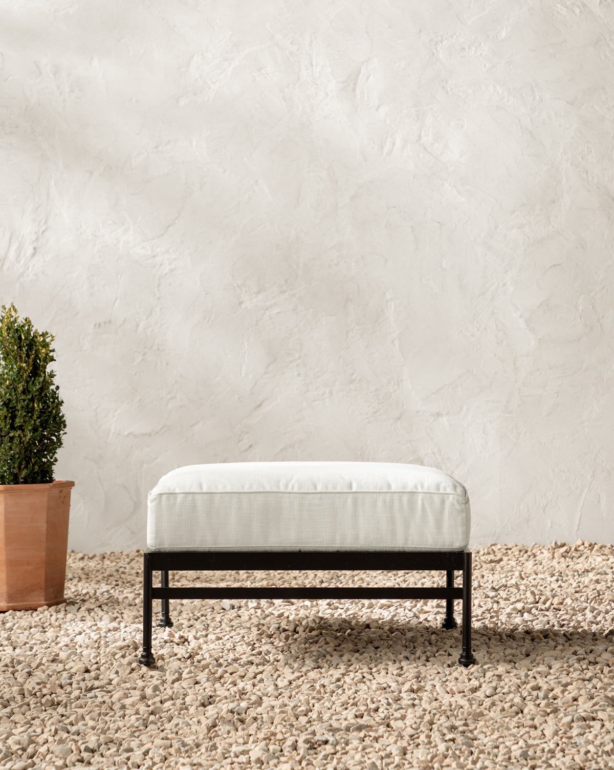 Pomeroy Outdoor Ottoman (Ready to Ship)