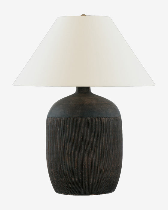 Portis Combed Round Table Lamp