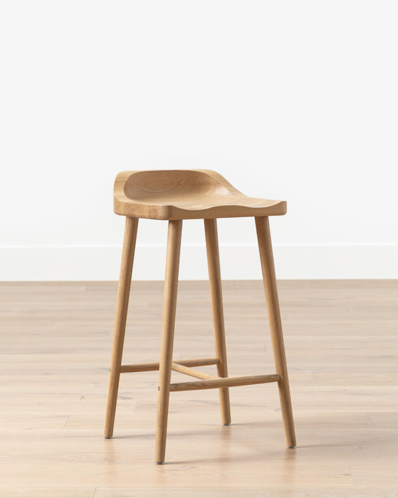 oak stool, modern counter stool, bar stool height vs counter height, kitchen counter stool height