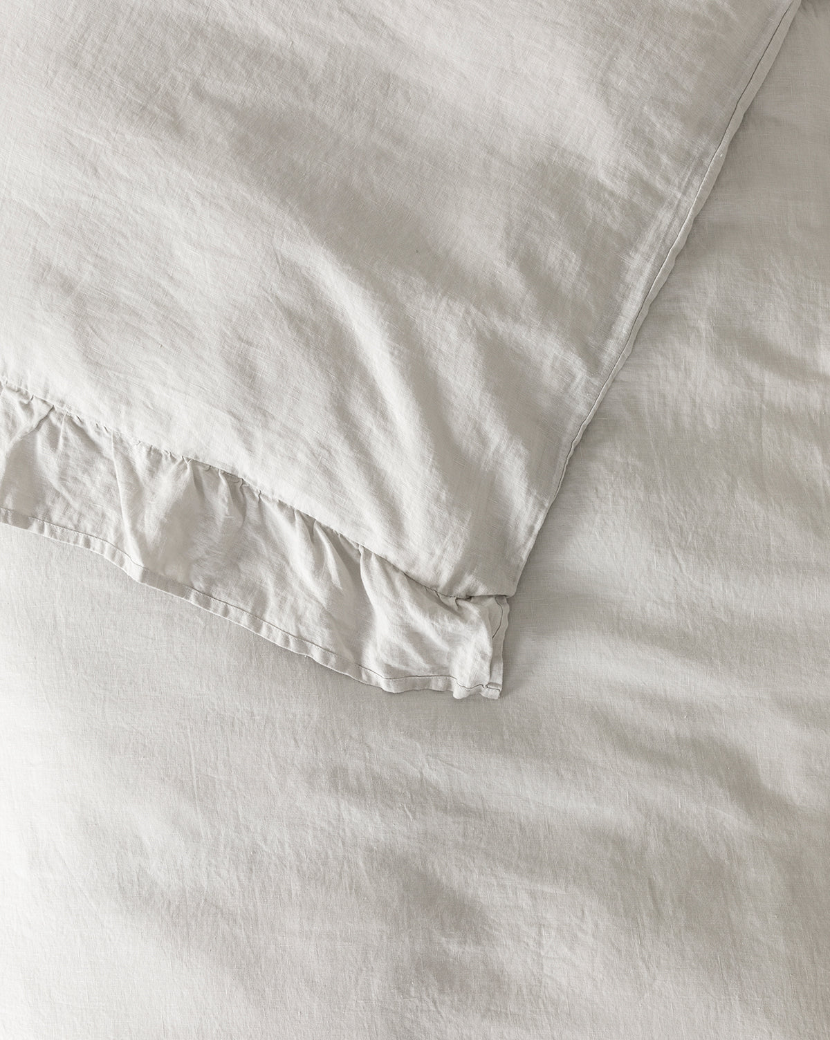 Ruffle Linen Duvet Cover