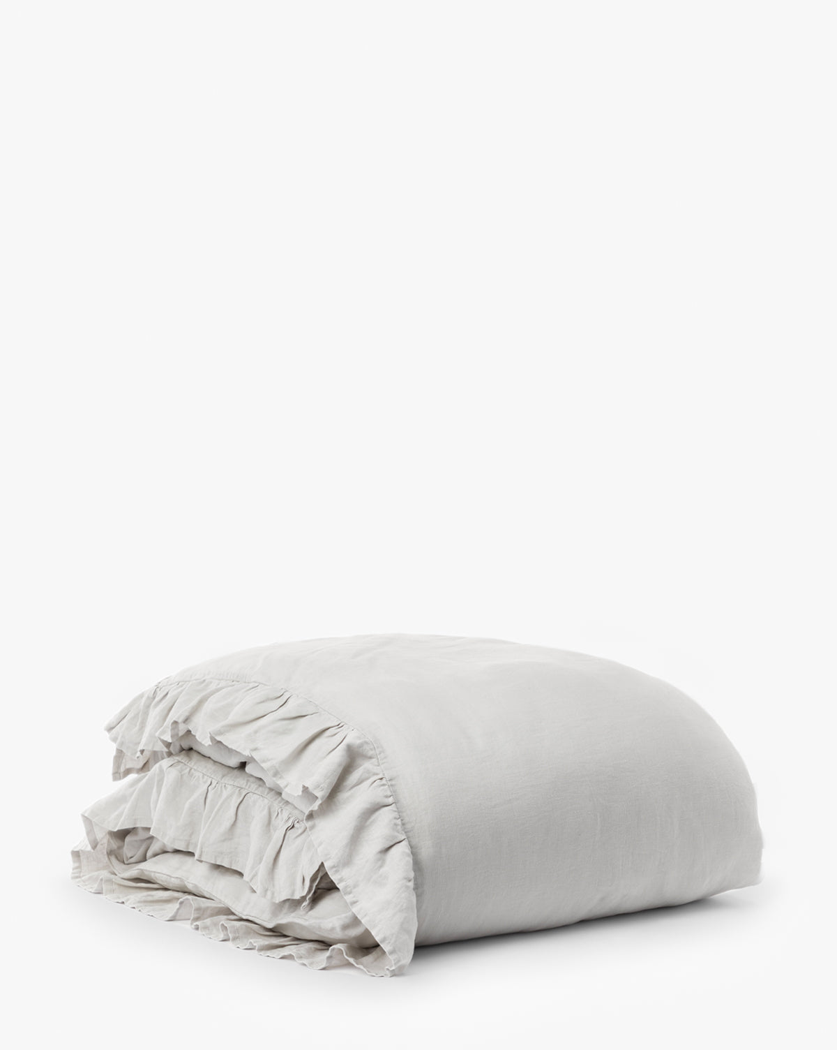 Ruffle Linen Duvet Cover