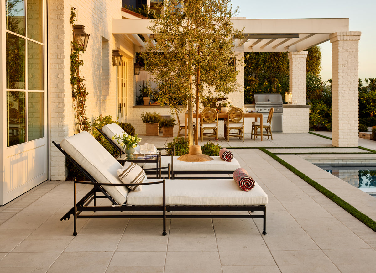 Pool Side Library Golden Hour Poolside