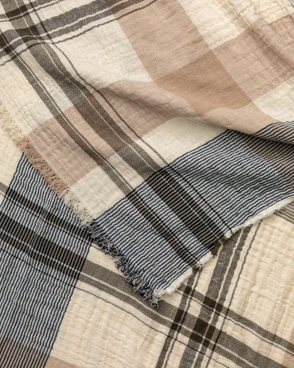 Sabina Plaid Throw
