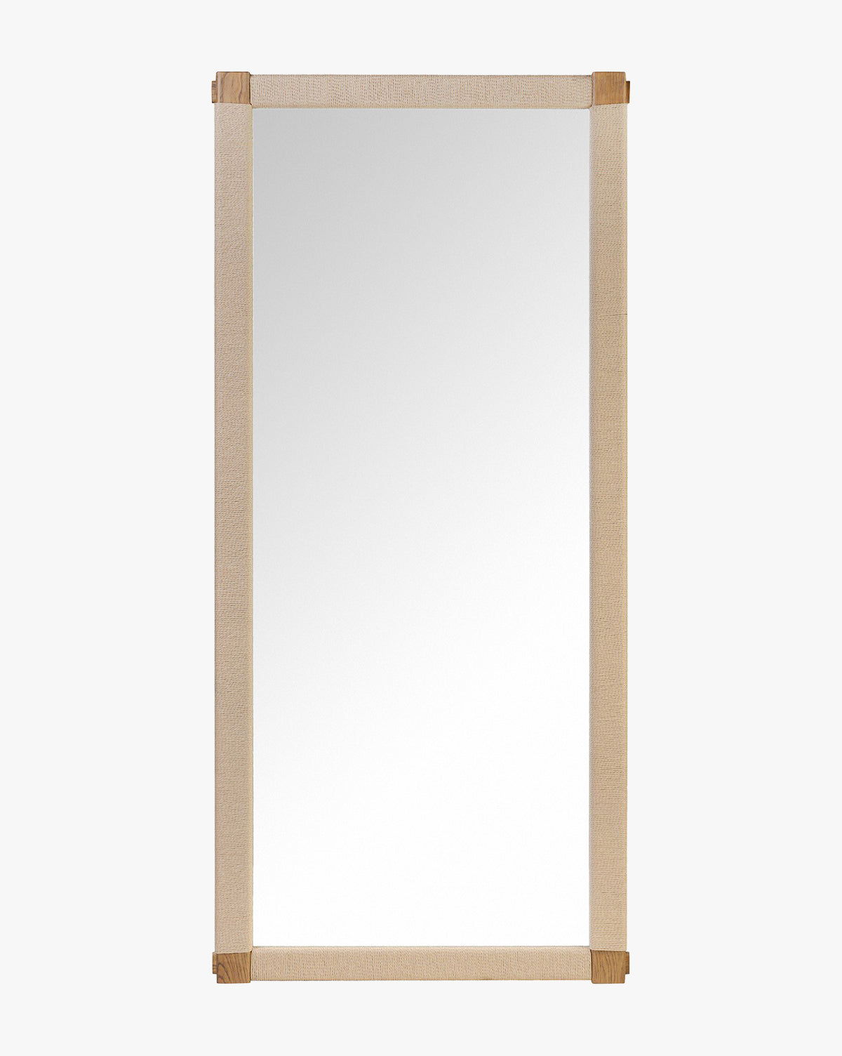 Sabrina Cord & Oak Floor Mirror