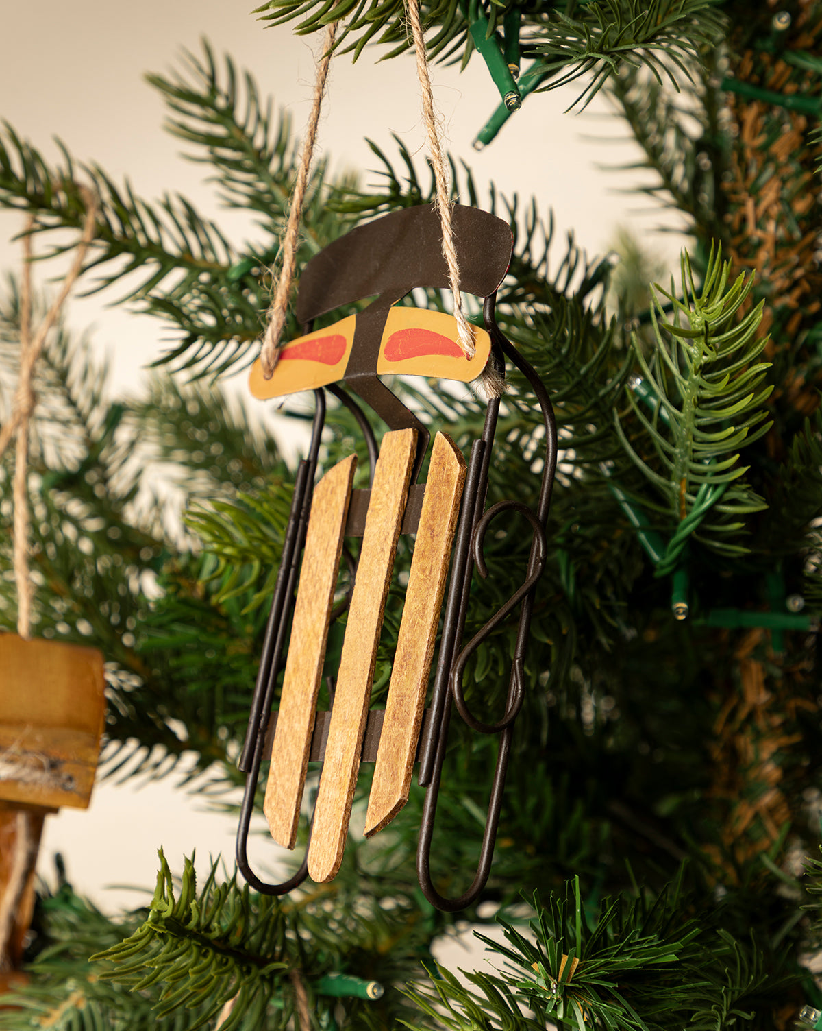 Sled Ornament Set (Set of 3)