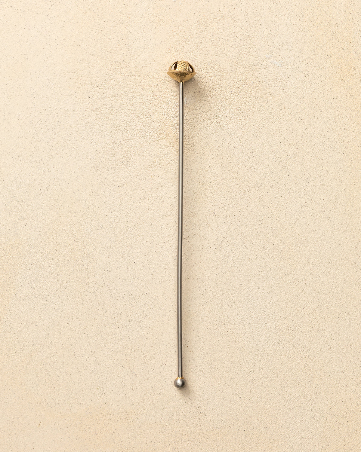 Stainless Steel & Brass Cocktail Stirrer