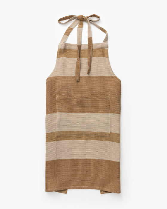 Striped Waffle Weave Apron
