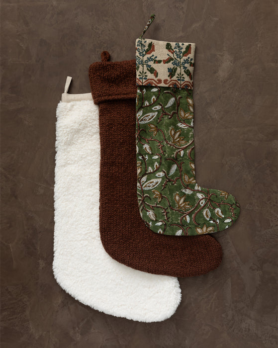 Sylvan Faux Fur Stocking