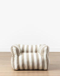 Tan Striped Kids Chair