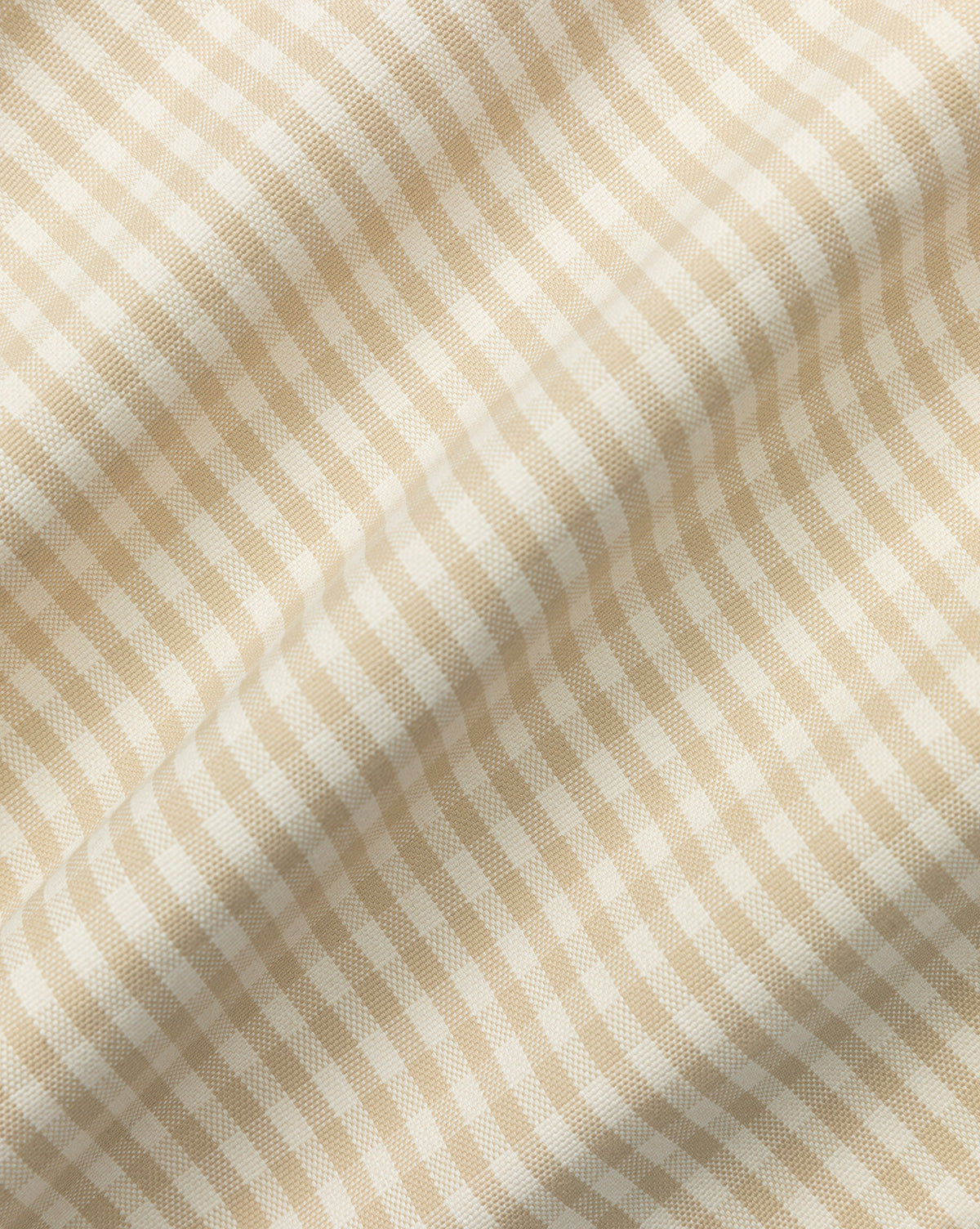 Tan Perennials Gingham Swatch