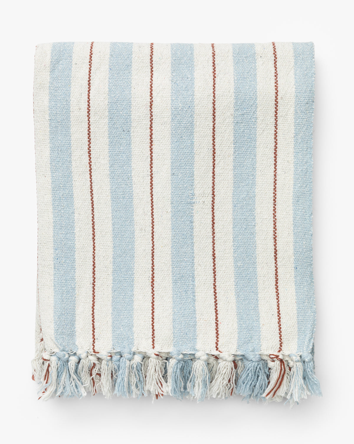 Two-tone Striped Cotton Throw
