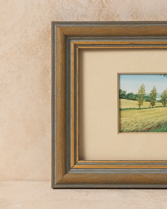 Vintage Scottish Watercolor Landscape