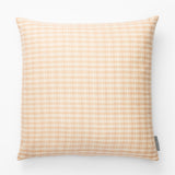 Vintage Light Pink & White Plaid Pillow Cover