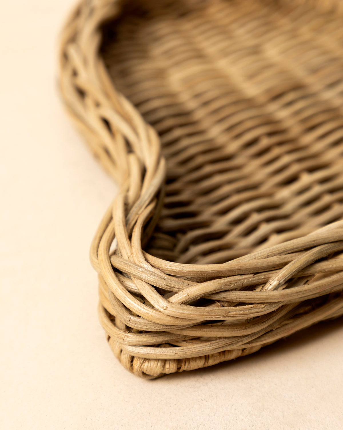 Wicker Bell Tray