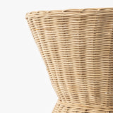 Wicker Footed Urn