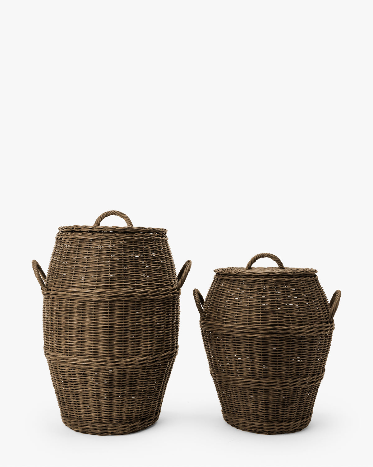 新品Vitaras Gedvilas /Wicker Bascketリトアニア製 Winders Wicker Lidded Basket