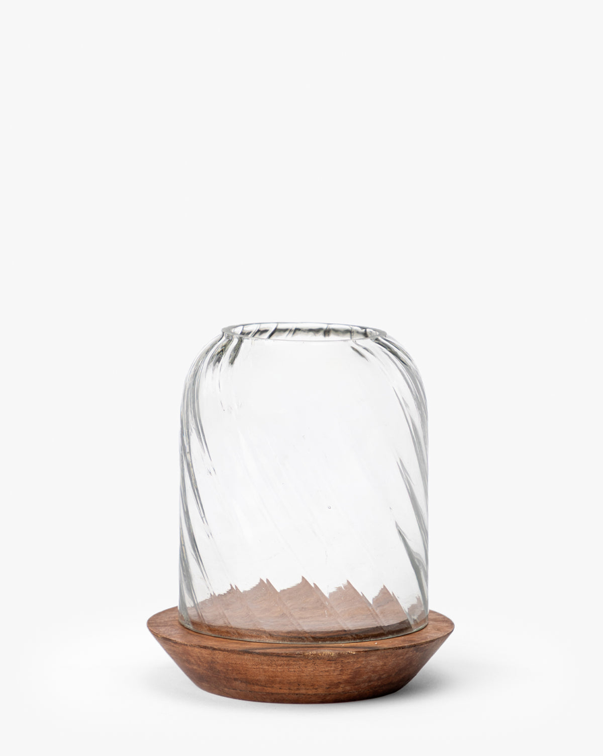 Wood & Glass Hurricane