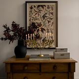 Gold Leaf Menorah