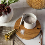 Glazed Stoneware Salt Cellar