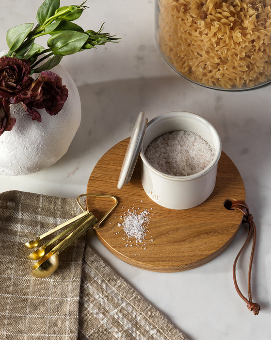 Glazed Stoneware Salt Cellar