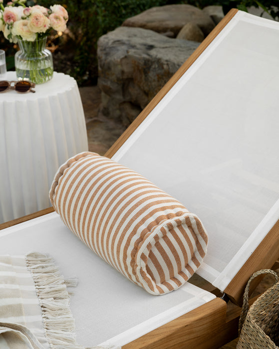 Striped Indoor/Outdoor Bolster Pillow