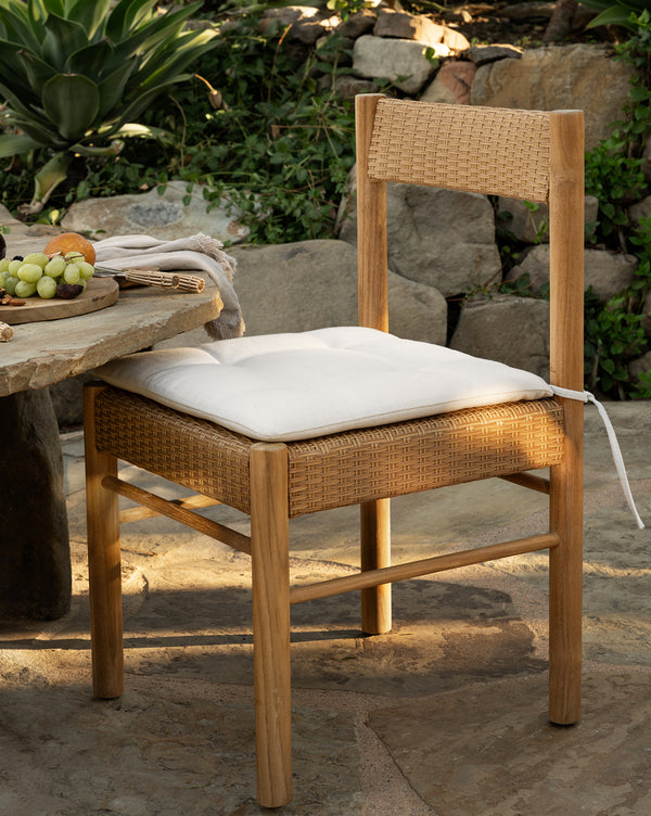 outdoor dining, outdoor dining chair, teak dining chair, teak patio dining chair 