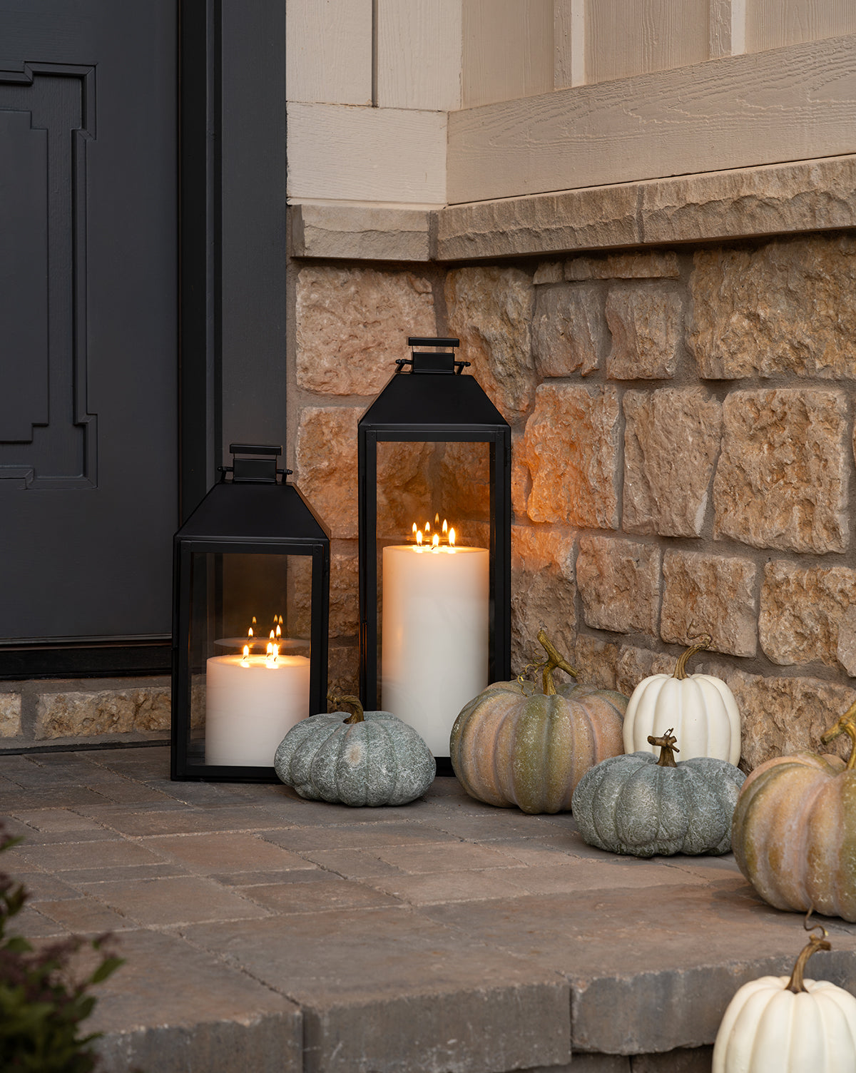 Muted Green Faux Pumpkin