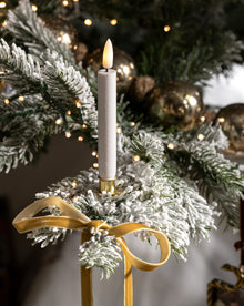 LED Candle Lights with Brass Clip (Set of 10)