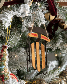 Sled Ornament Set (Set of 3)