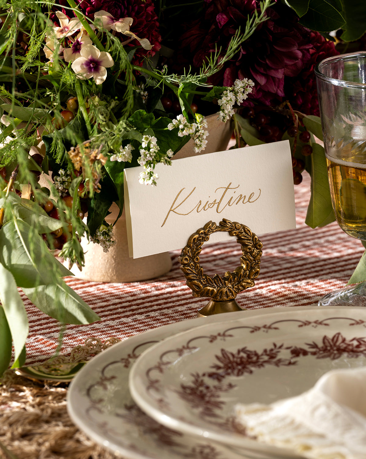Laurel Place Card Holder (Set of 4)