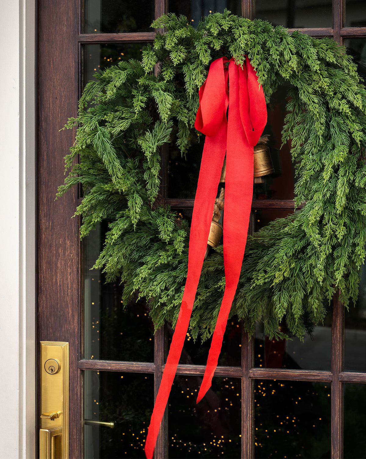 1.5" Wrinkled Faux Silk Ribbon with Cut Edge
