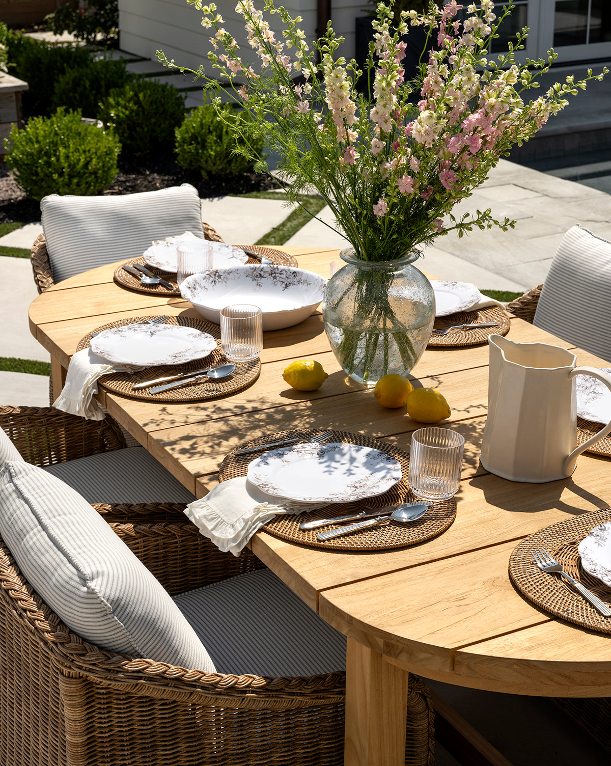 Outdoor Dining Table with Extension at McGee & Co.