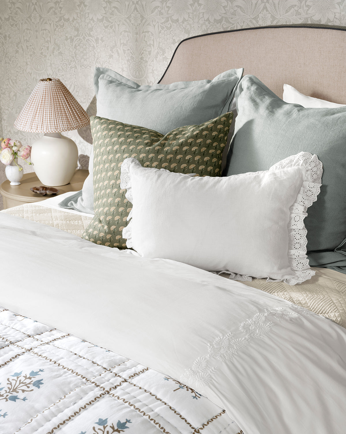 Liam Double Flange Pillow Cover