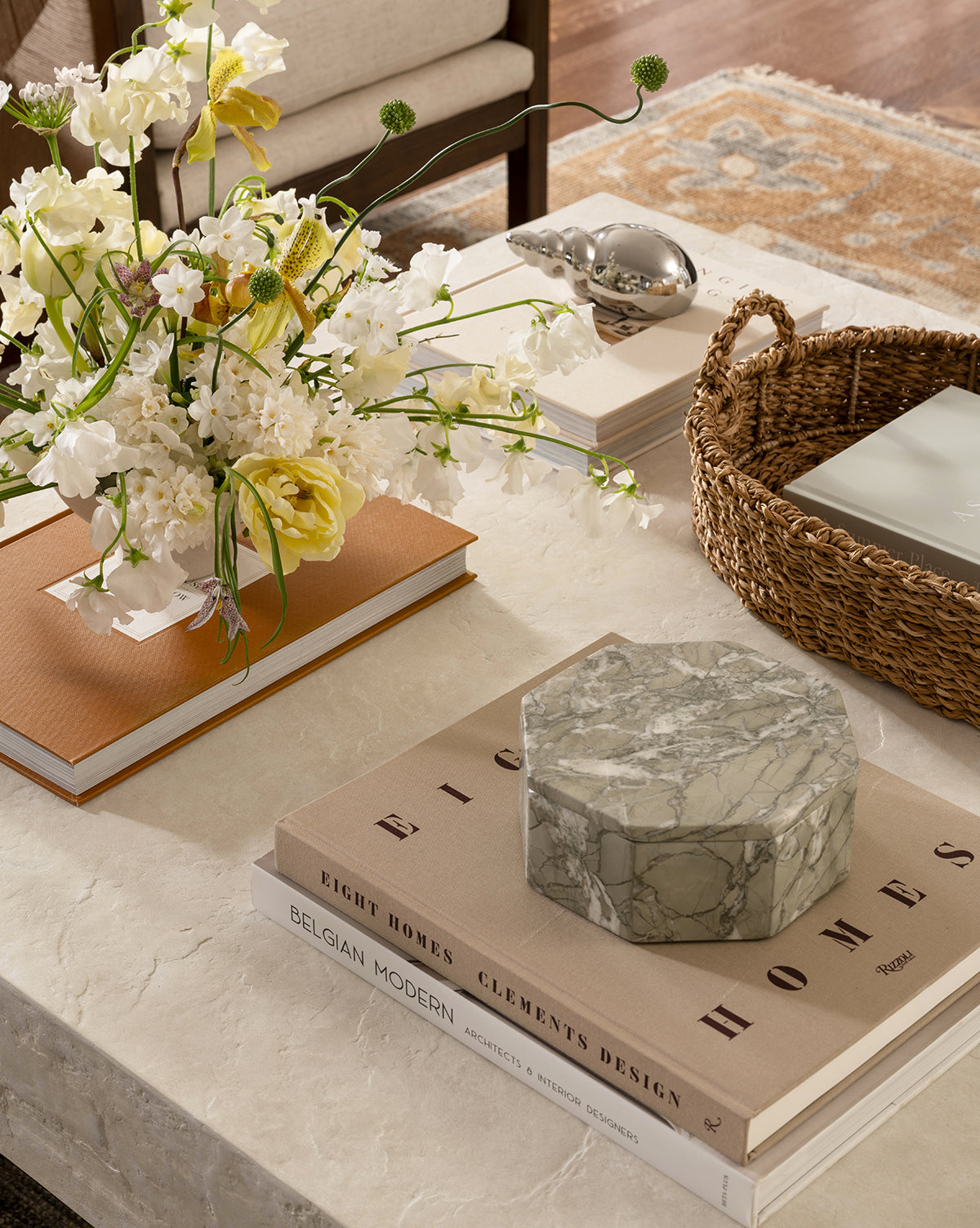 Marble box coffee table sales