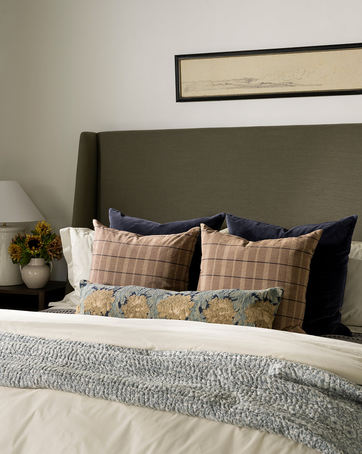 Bellevue Velvet Pillow Cover