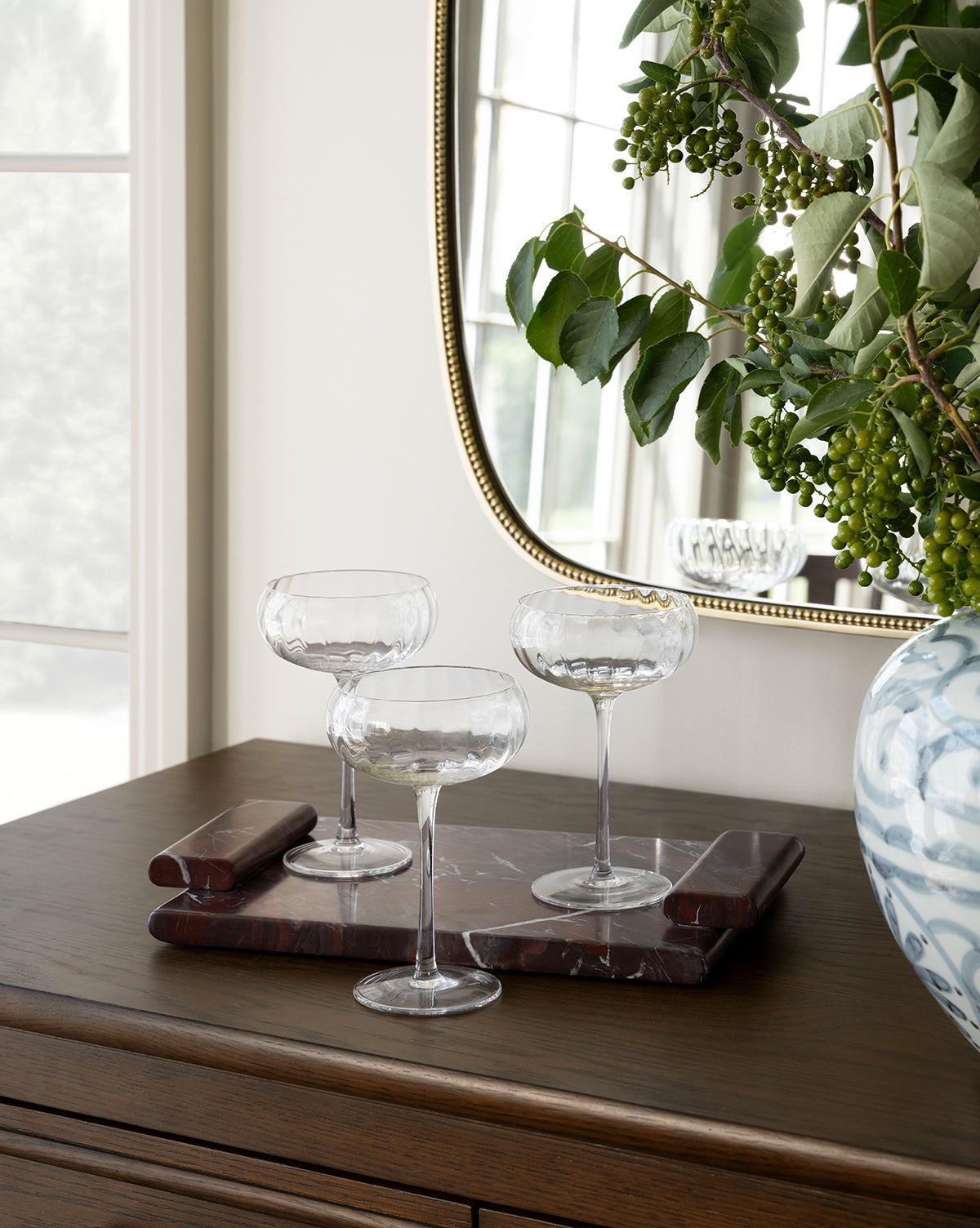 Auburn Marble Tray