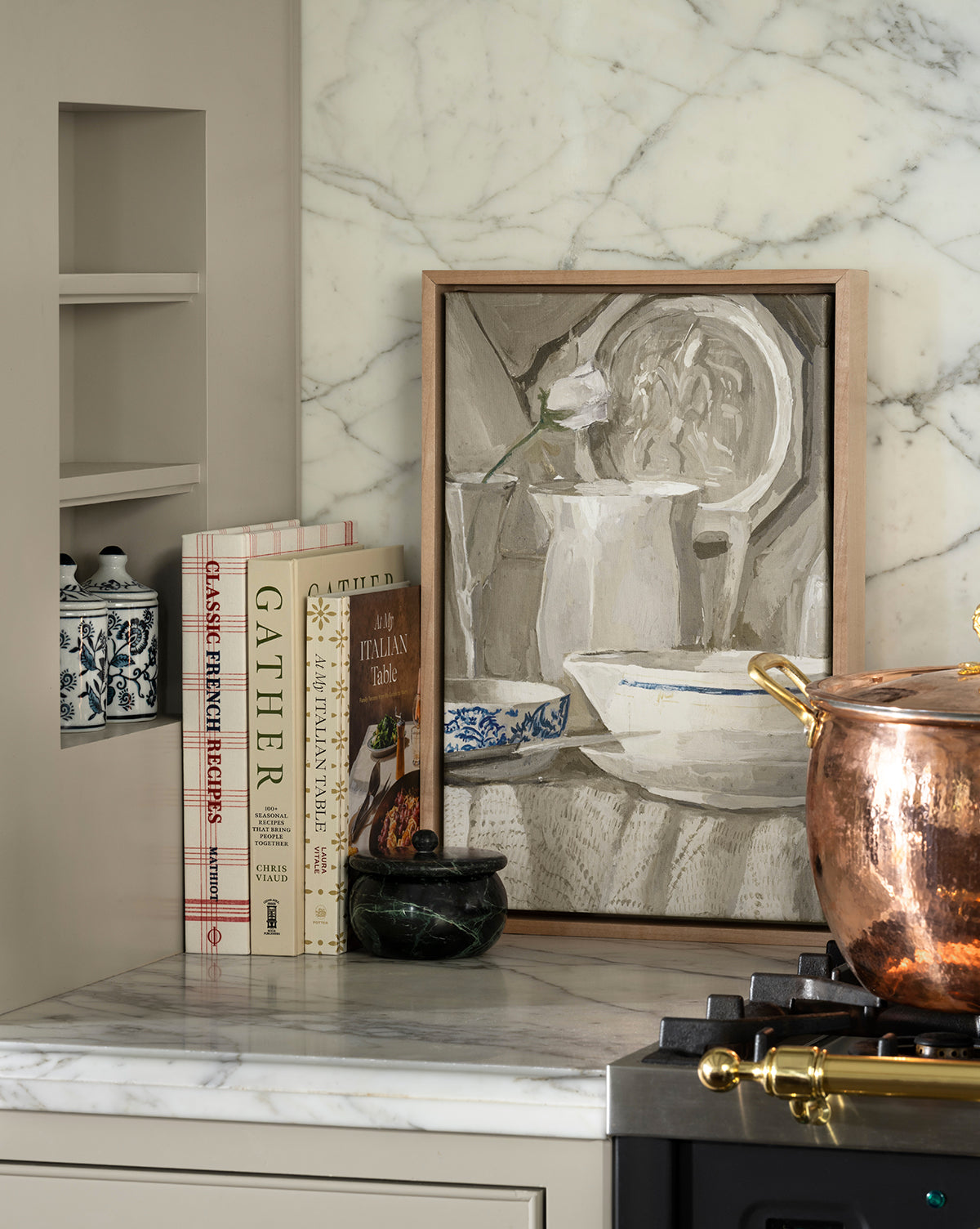 Laroche Marble Salt Cellar