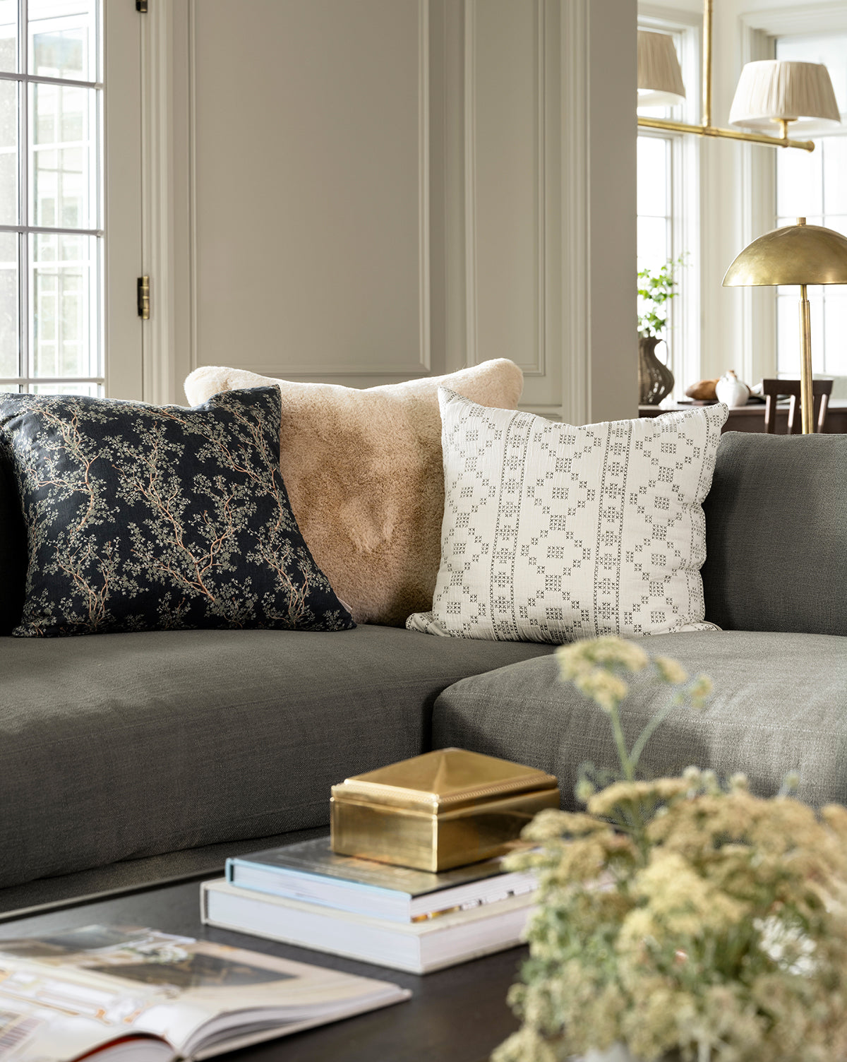 Tove Faux Fur Pillow Cover