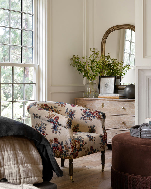 Clemence Floral Lounge Chair