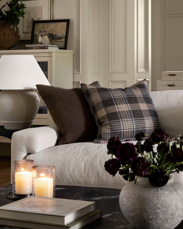 Witten Checker Pillow Cover