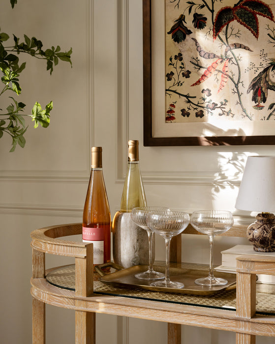 Art & Artifact Seasons Wine Glasses - Set of 4 Stemmed Drinkware, Seasonal Tree Art Design
