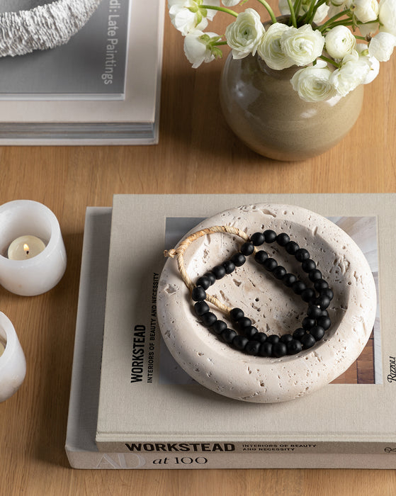Travertine Marble Bowl