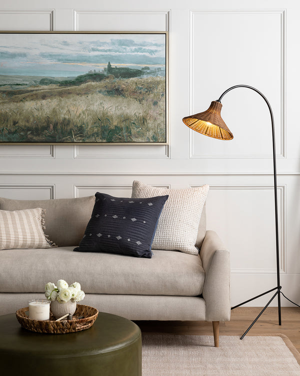 Johanson Woven Floor Lamp