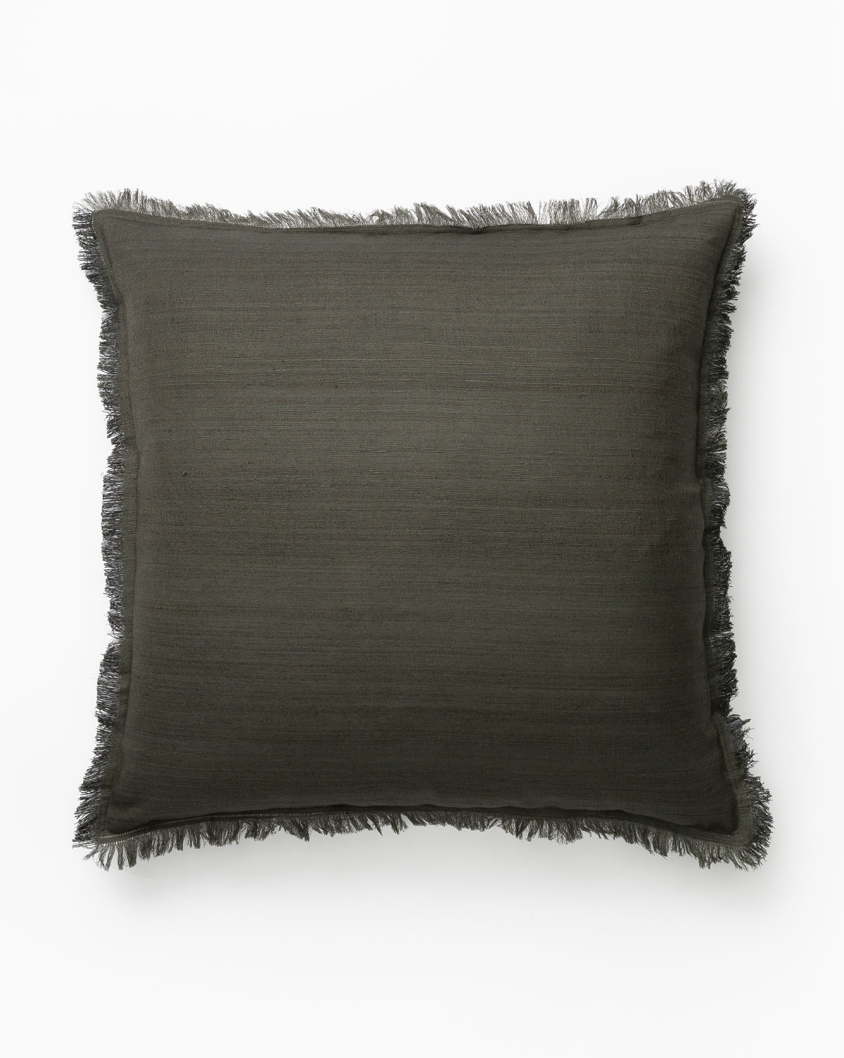 Abbey Silk Fringe Pillow Cover - Thumbnail 3