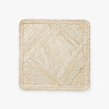 Ankara Handwoven Jute Rug Swatch
