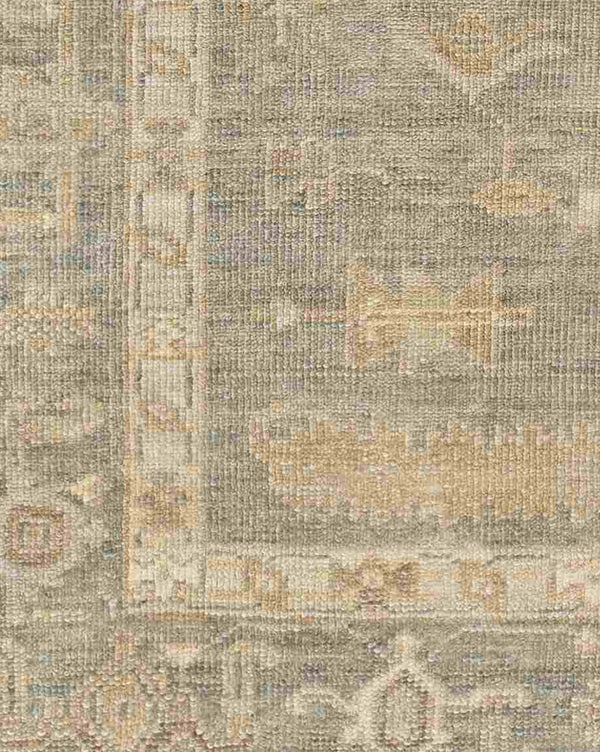 Antalya Gray Hand-Knotted Rug