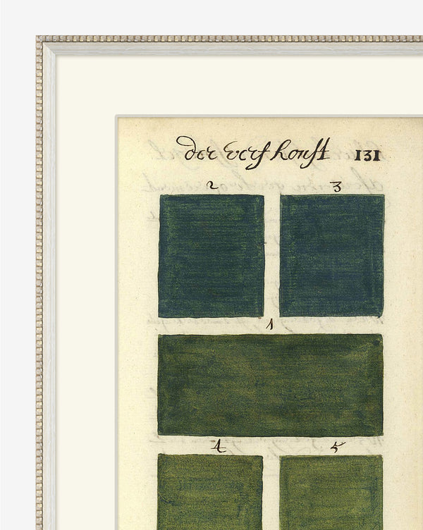 Antique Green Color Swatches