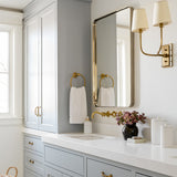 Fluted Lidded Bathroom Canister